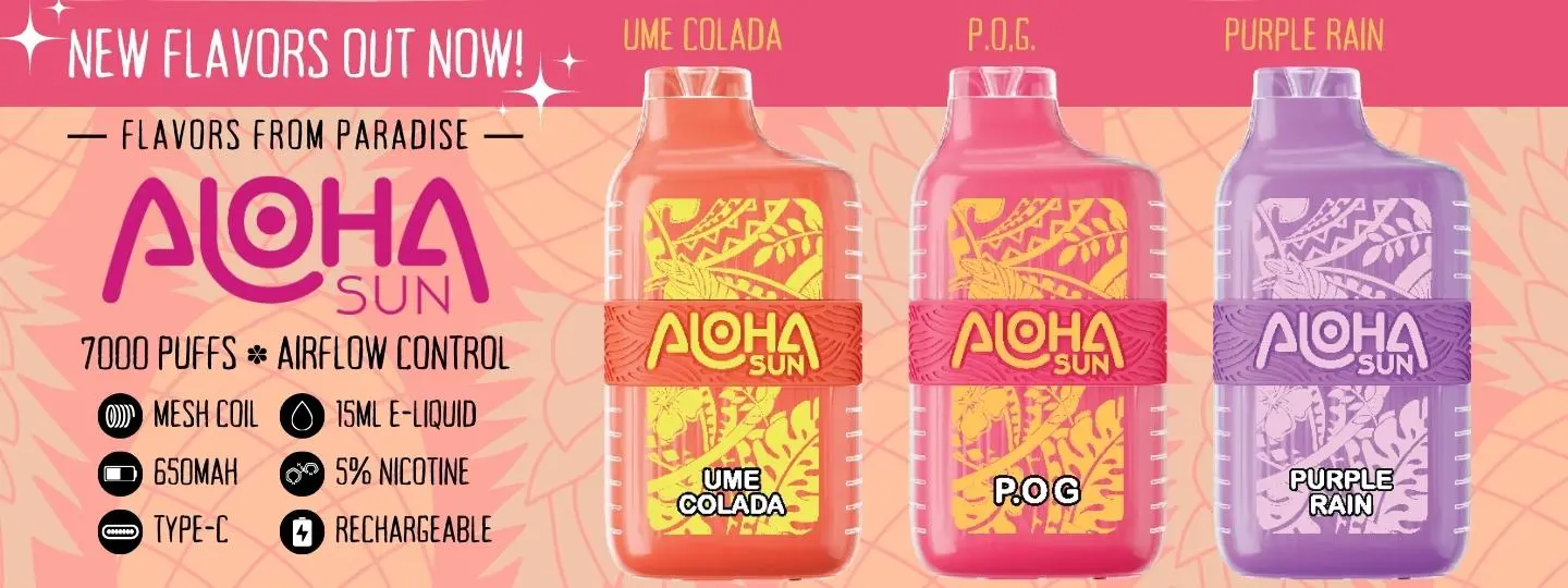 NEW Aloha Sun Flavors NEW Aloha Sun Flavors