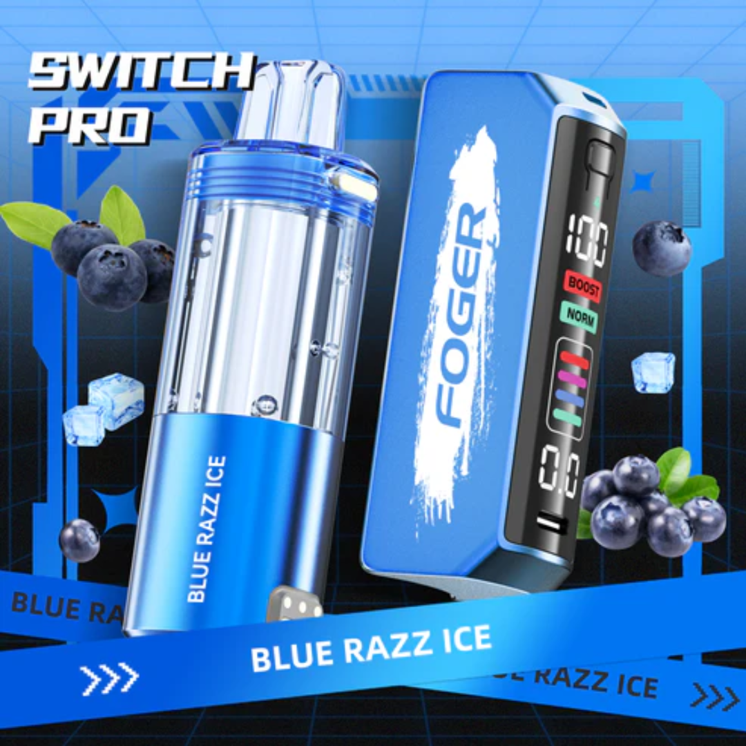 Blue Razz Ice Foger Switch Pro Kit 30K Puffs - $19.95