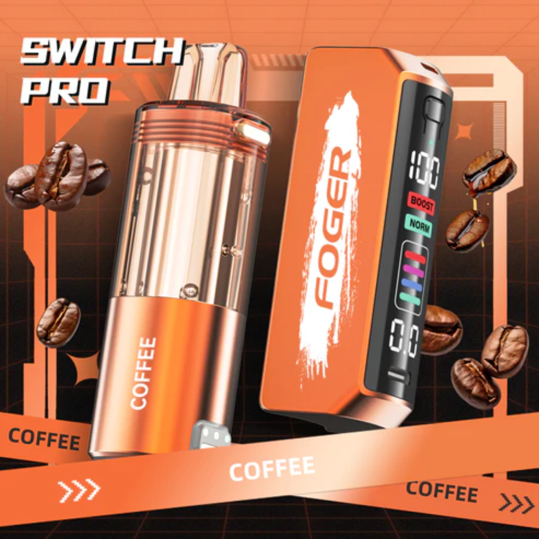 coffee foger pod Coffee Foger Switch Pro Kit 30K Puffs coffee foger pod Coffee Foger Switch Pro Kit 30K Puffs