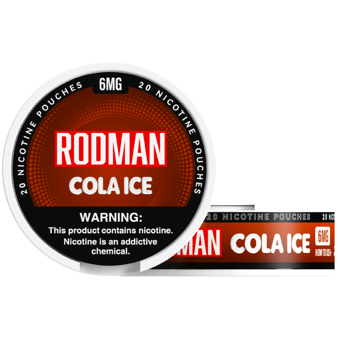 Cola Ice Rodman Dry+ Nicotine Pouches