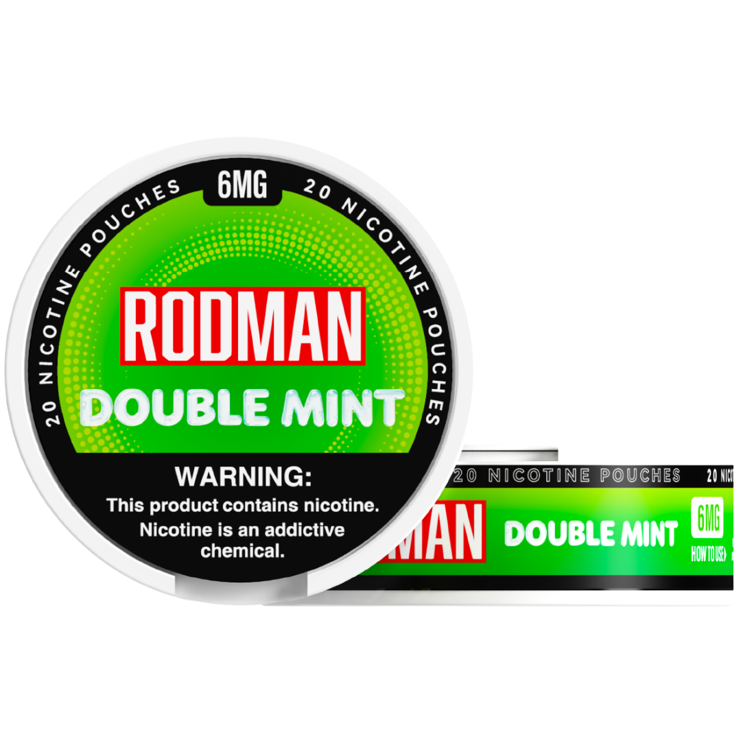 Double Mint Rodman Dry+ Nicotine Pouches