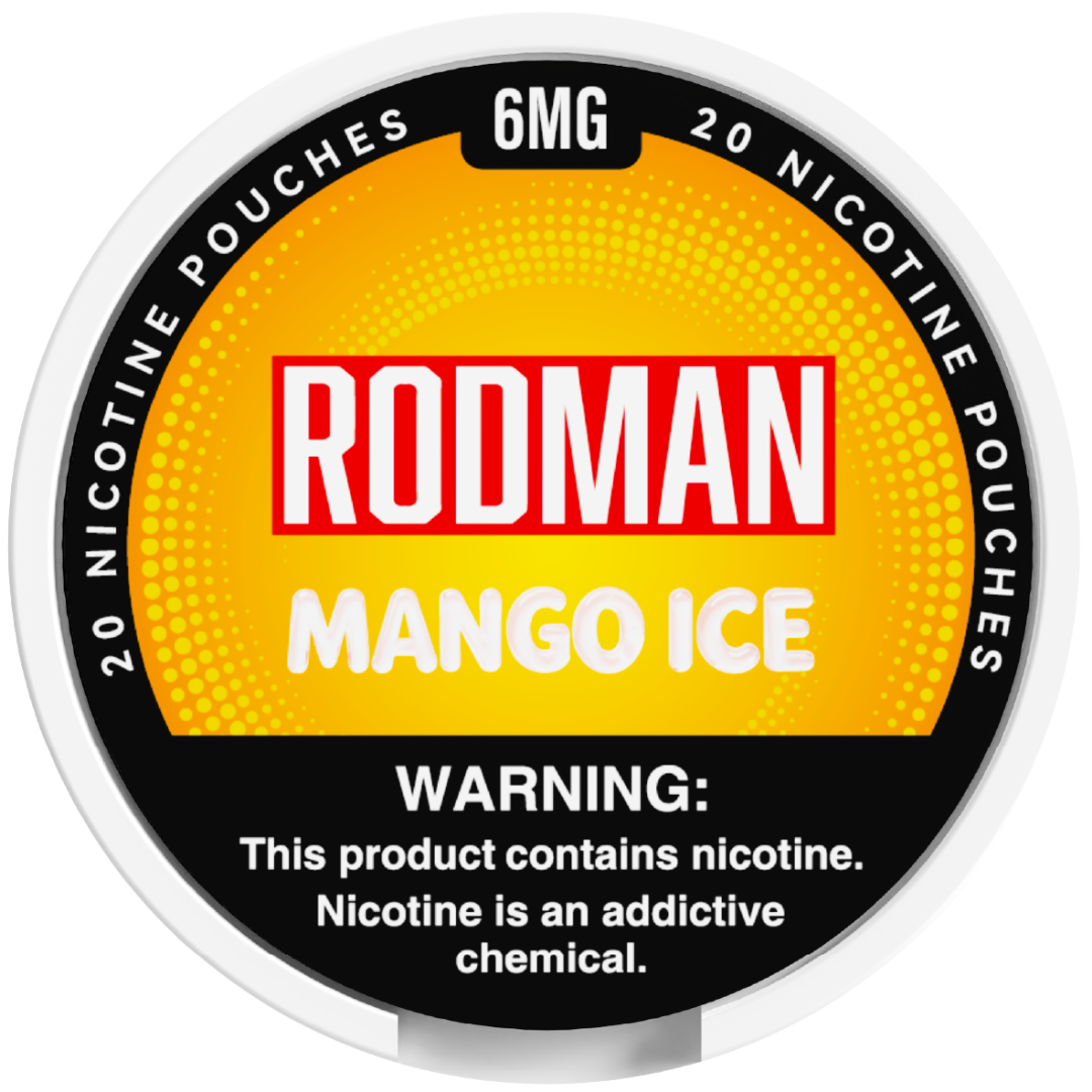 Mango Ice Rodman Dry+ Nic Pouches