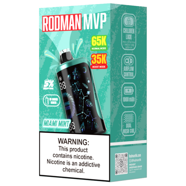 Miami Mint RODMAN MVP 65K Puffs Disposable Vape