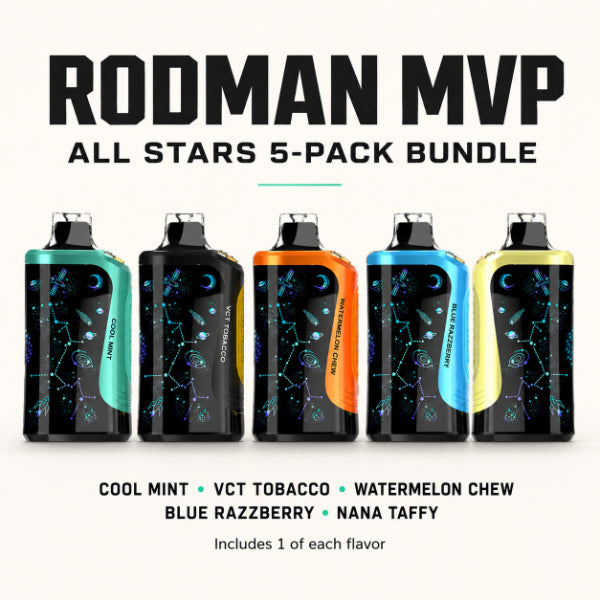 RODMAN MVP All Stars 5 Pack Vapes
