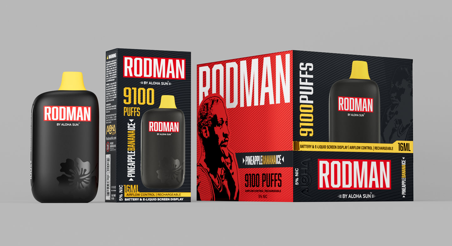 Rodman Pineapple Banana Ice Packaging