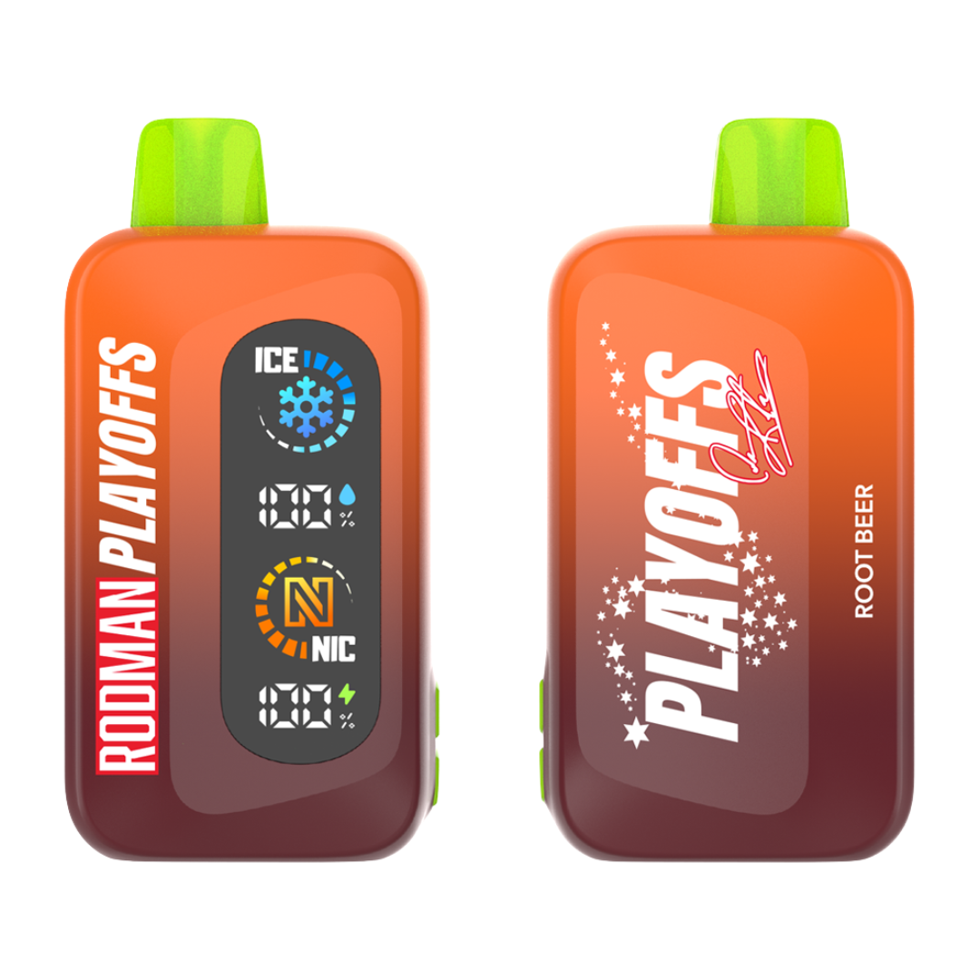 Root Beer RODMAN Playoffs 50K Puffs Disposable Vape - $19.95 Root Beer RODMAN Playoffs 50K Puffs Disposable Vape - $19.95