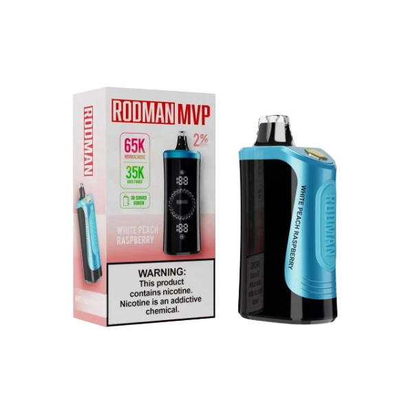 White Peach Raspberry RODMAN MVP 2% Disposable Vape