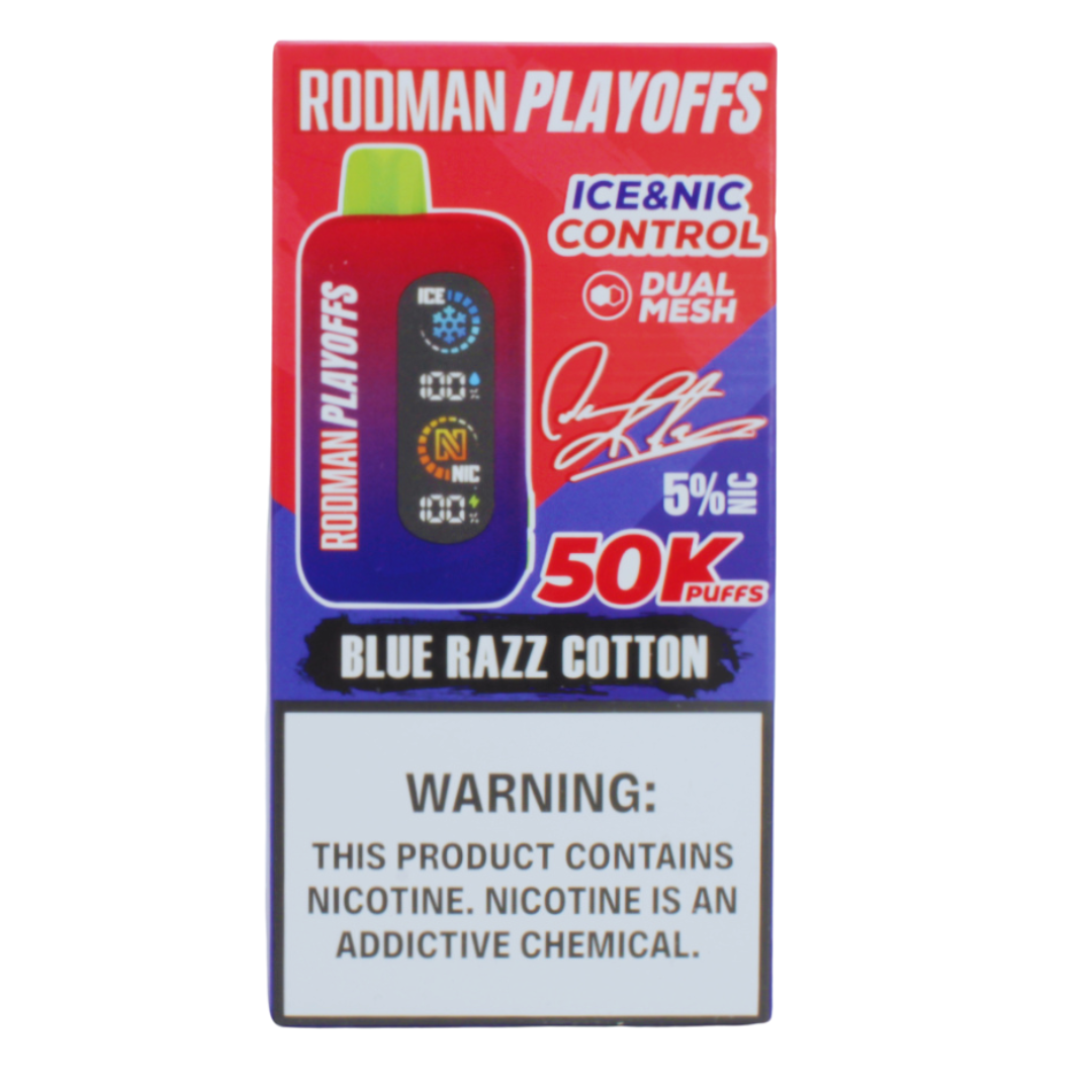 Blue Razz Cotton Candy RODMAN Playoffs 50K