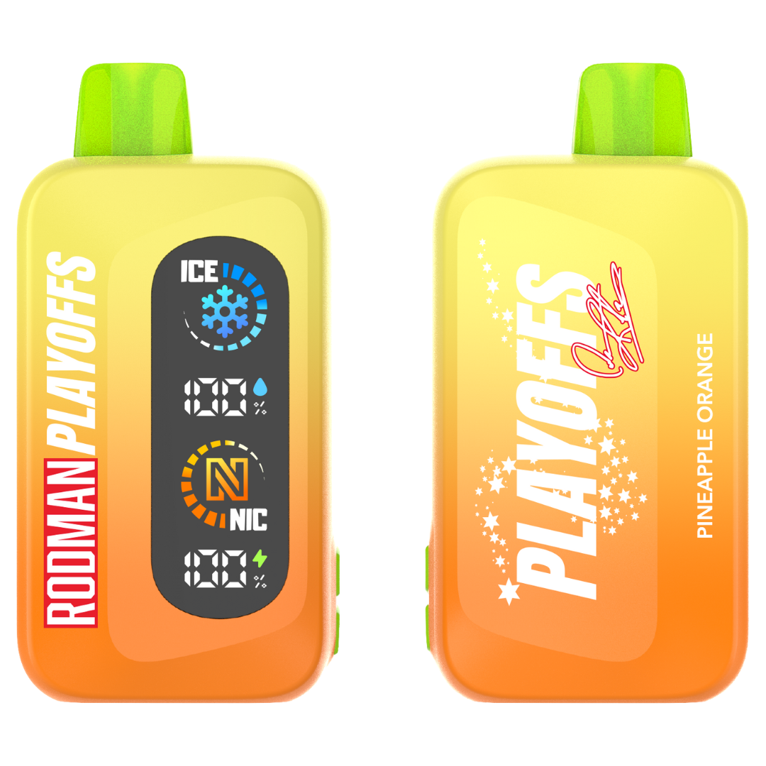 Pineapple Orange RODMAN Playoffs 50K Puffs Disposable Vape - $19.95 Pineapple Orange RODMAN Playoffs 50K Puffs Disposable Vape - $19.95
