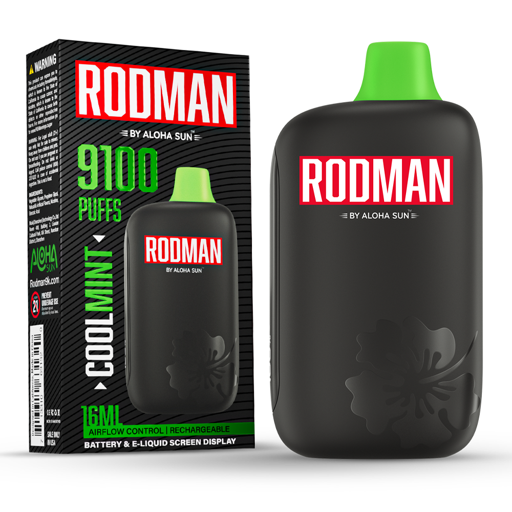 Cool Mint Disposable Vape | Rodman 9100 Puffs - $9.99 Cool Mint Disposable Vape | Rodman 9100 Puffs - $9.99