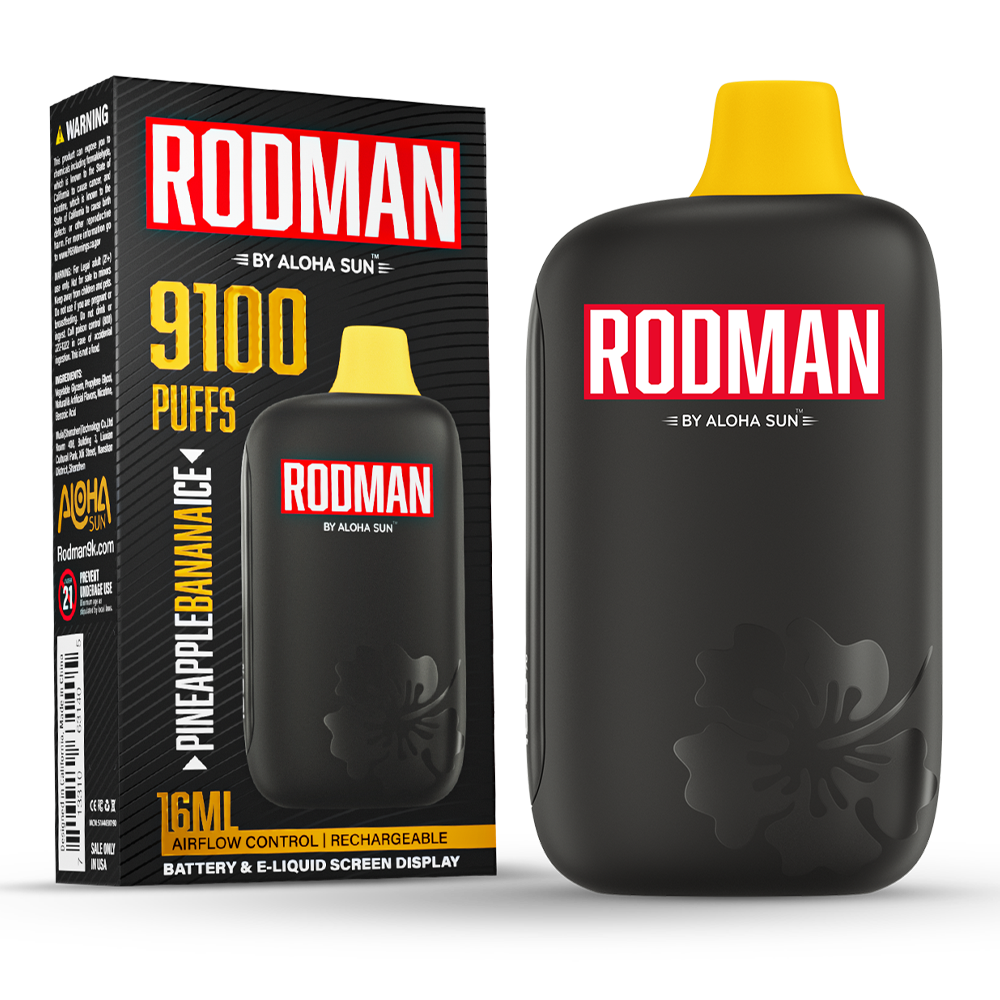 Pineapple Banana Ice Disposable Vape | Rodman 9100 Puffs - $9.99 Pineapple Banana Ice Disposable Vape | Rodman 9100 Puffs - $9.99