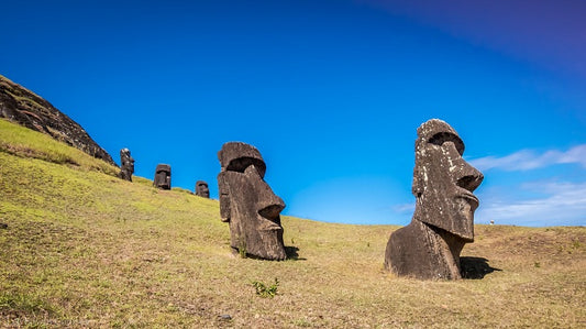 Easter Island Moai Heads