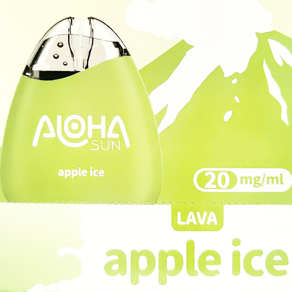 Apple Ice - 1000 Puffs Lava Disposable - 2ml