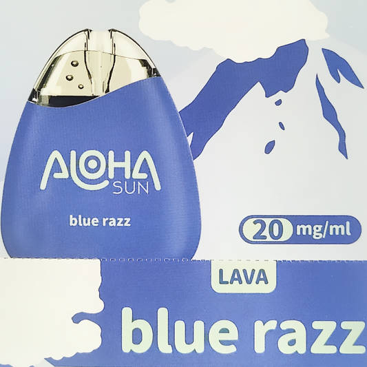 Aloha Sun Lava Blue Razz Graphic Square