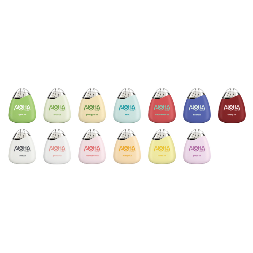 Tobacco 1000 Puffs Lava Disposable 2ml Aloha Sun