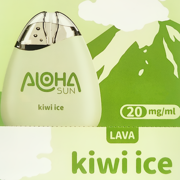 Kiwi Ice - 1000 Puffs Lava Disposable - 2ml