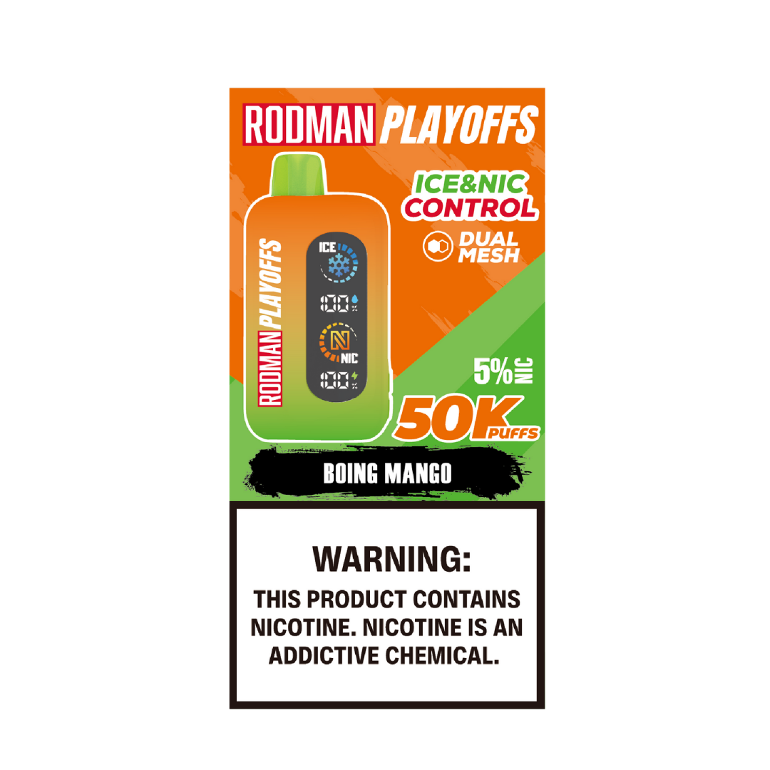 Boing Mango RODMAN Playoffs 50K Puffs Disposable Vape