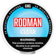Clear Rodman Dry+ Nic Pouches