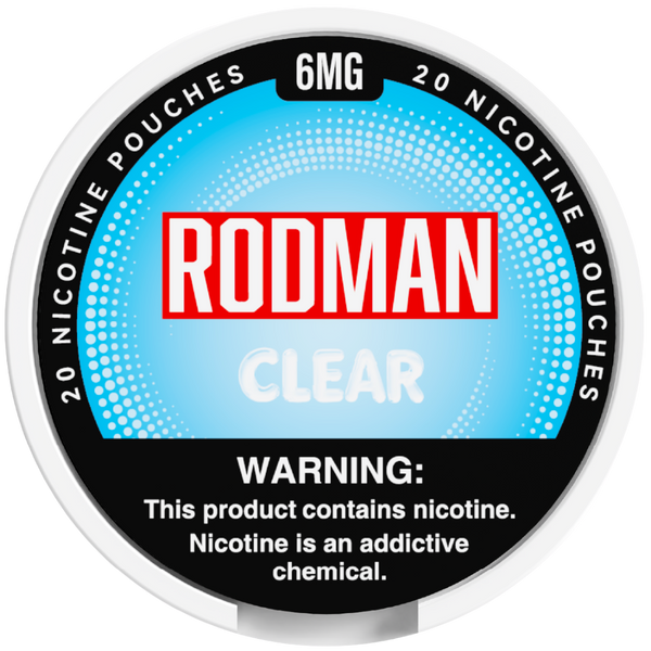 Clear Rodman Dry+ Nic Pouches