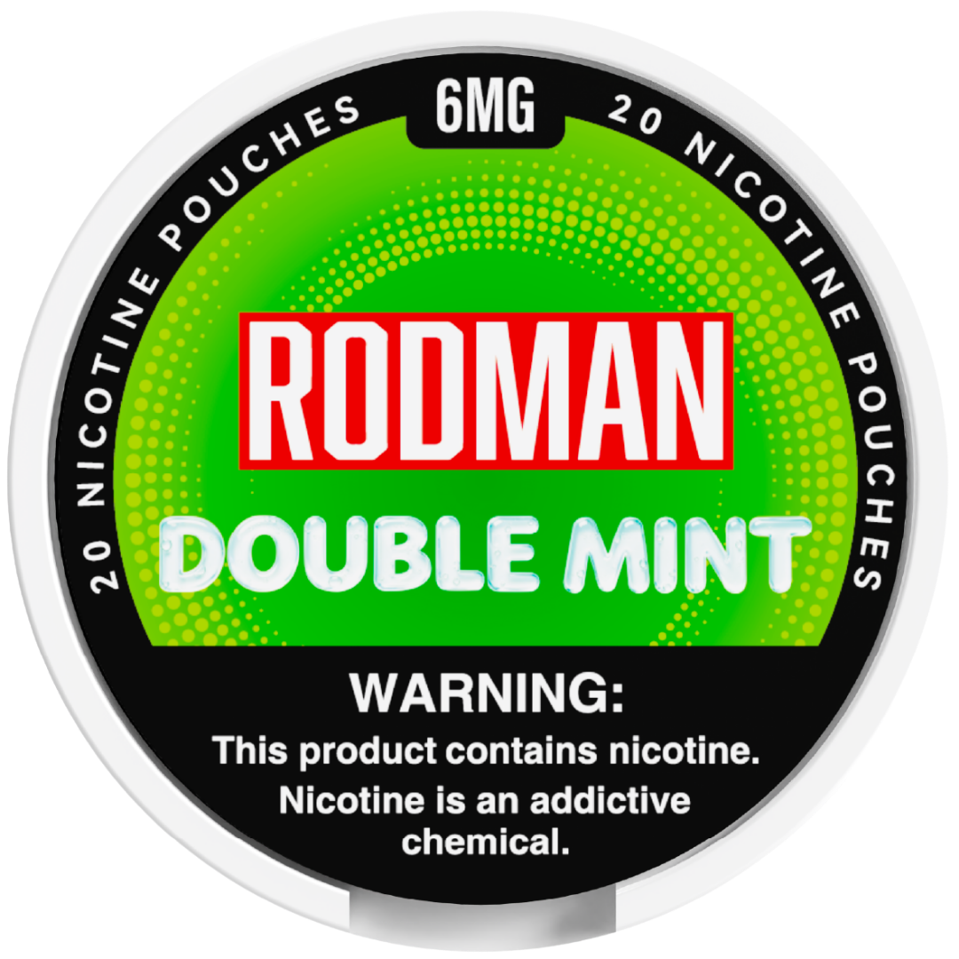 Double Mint Rodman Dry+ Nic Pouches