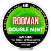 Double Mint Rodman Dry+ Nic Pouches