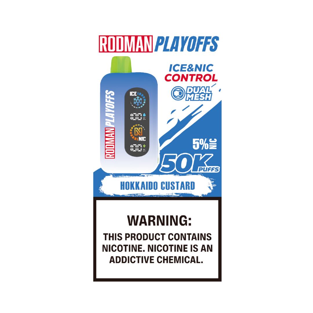 Hokkaido Custard RODMAN Playoffs 50K Puffs Disposable Vape