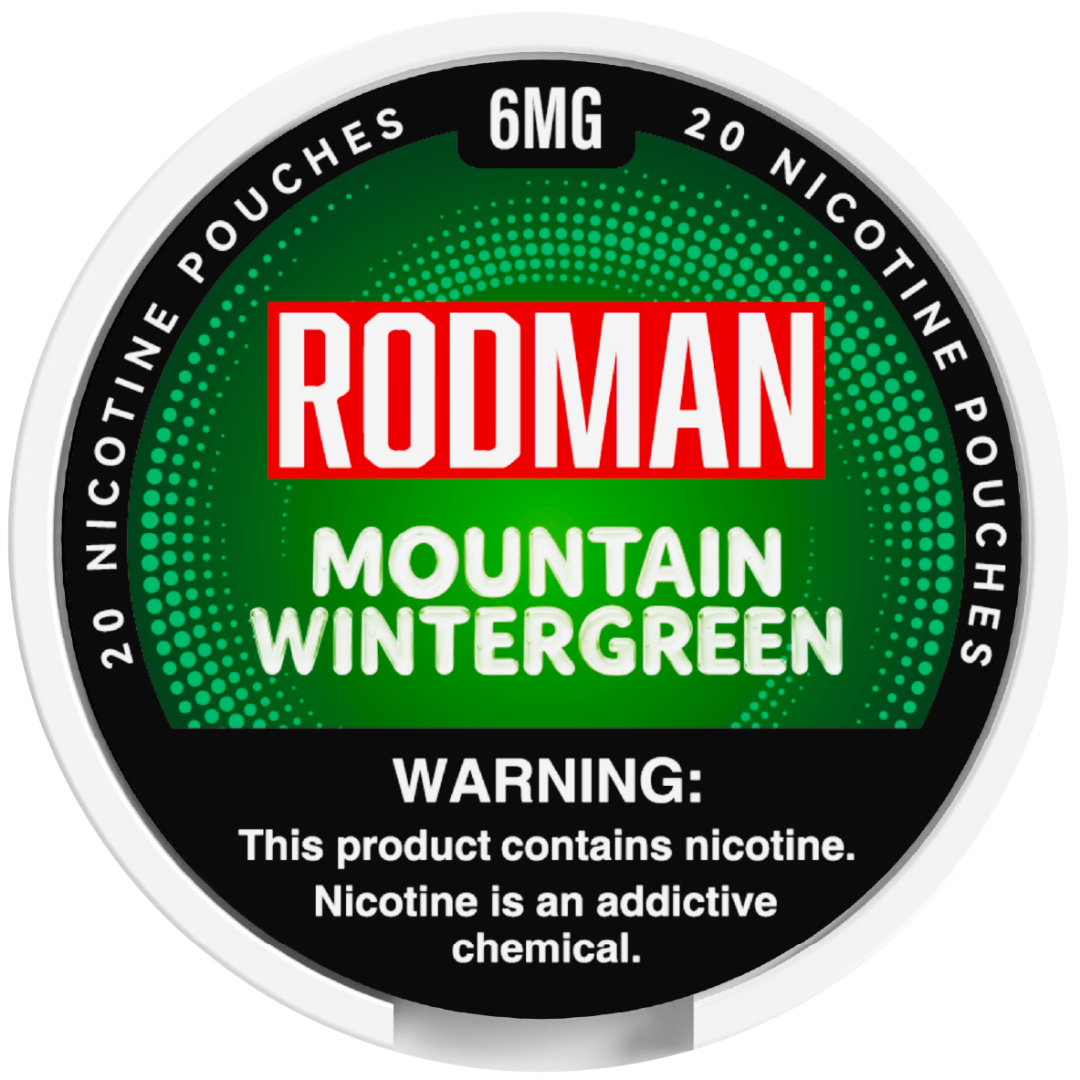 Mountain Wintergreen Rodman Dry+ Nic Pouches