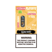 Orange Bang! RODMAN Playoffs 50K Puffs Disposable Vape