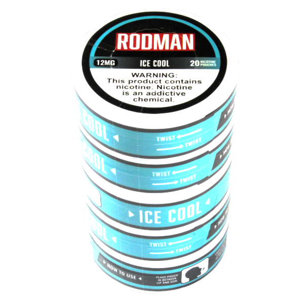 RODMAN Nicotine Pouches Ice Cool 5-Pack