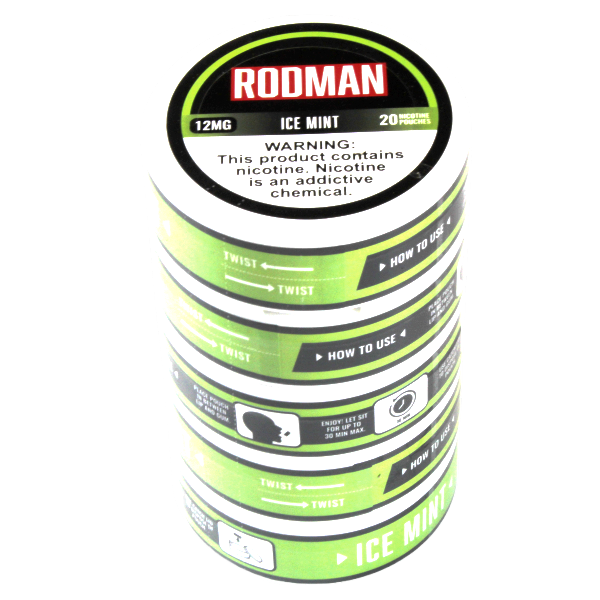 RODMAN Nicotine Pouches Ice Mint 5-Pack