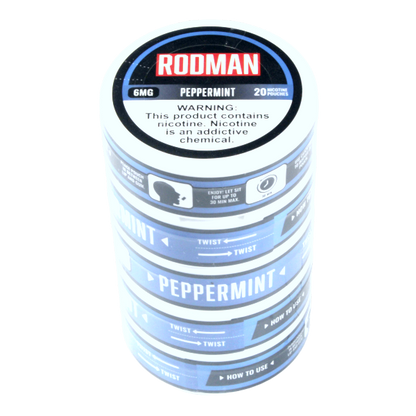 RODMAN Nicotine Pouches Peppermint 5-Pack