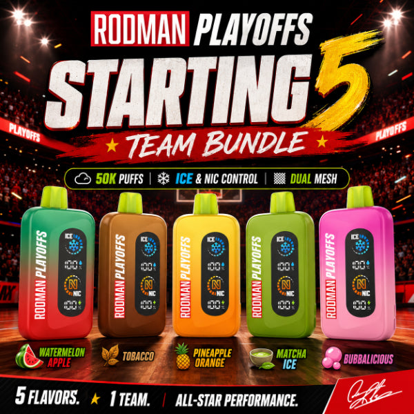 RODMAN Playoffs Starting 5 Team Vape Bundle