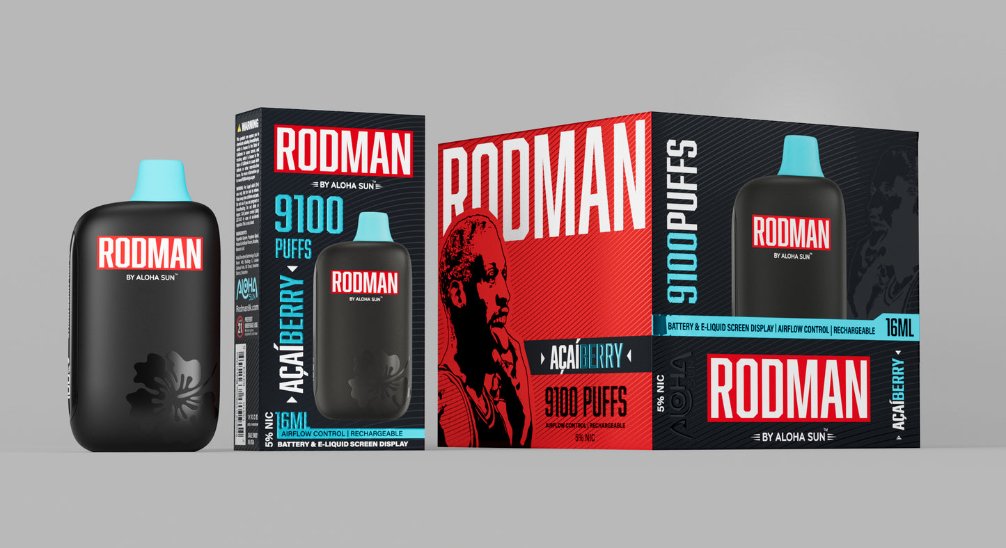 Rodman Acai Berry Packaging