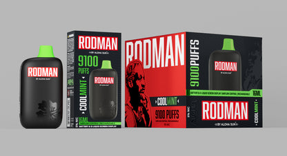 Rodman Cool Mint Packaging