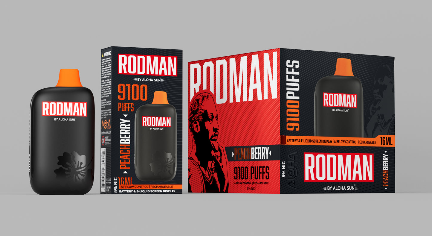 Rodman Peach Berry Packaging