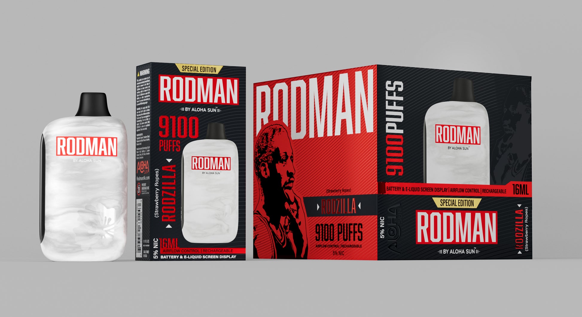 Rodman Rodzilla Packaging