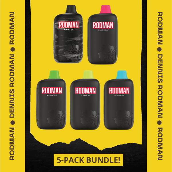 RODMAN 20K Puffs Rechargeable Vape 5-Pack Bundle