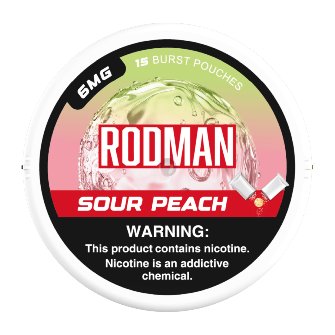 Sour Peach Burst Nicotine Pouches