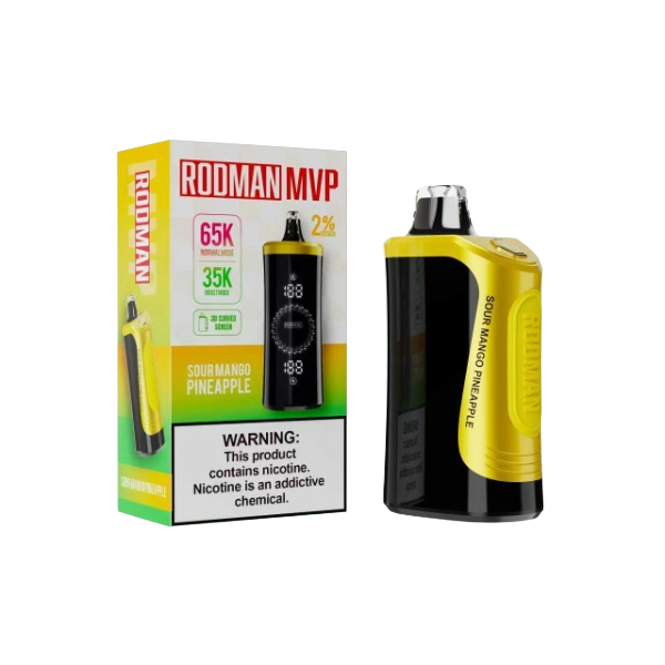 Sour Mango Pineapple RODMAN MVP 2% Disposable Vape