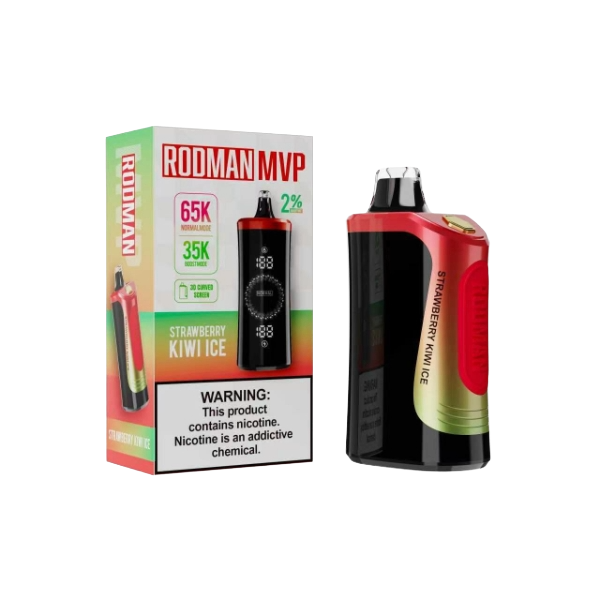 Strawberry Kiwi Ice RODMAN MVP 2% Disposable Vape