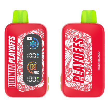 tigers blood disposable vape Tiger Blood RODMAN Playoffs 50K Puffs Disposable Vape