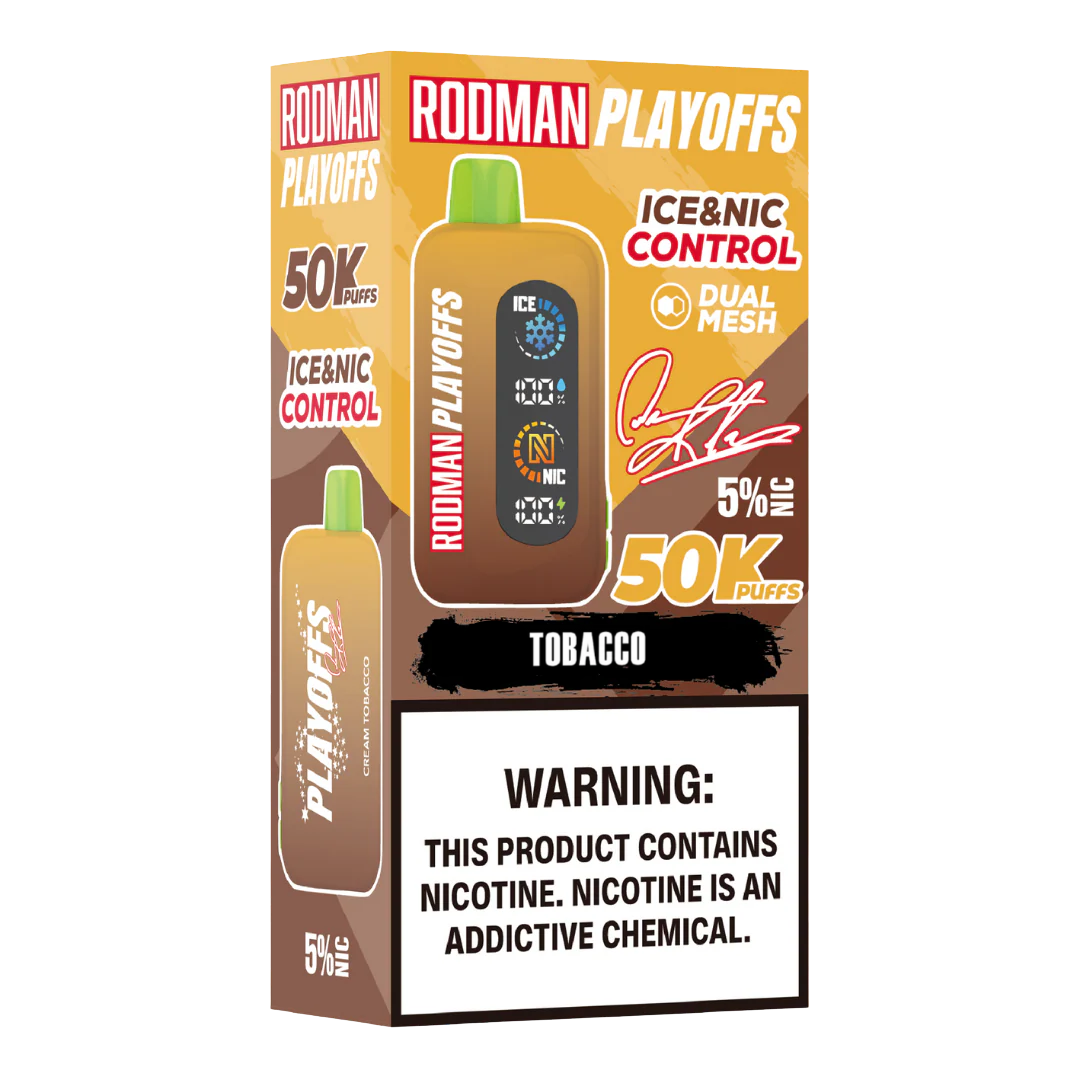 Tobacco RODMAN Playoffs 50K Puffs Disposable