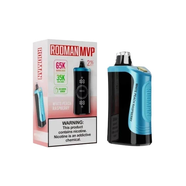 White Peach Raspberry RODMAN MVP 2% Disposable Vape