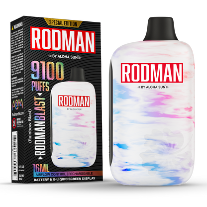 RodmanBlast (Rainbow Candy) - 9100 to 20K Puff Disposable - 16mL